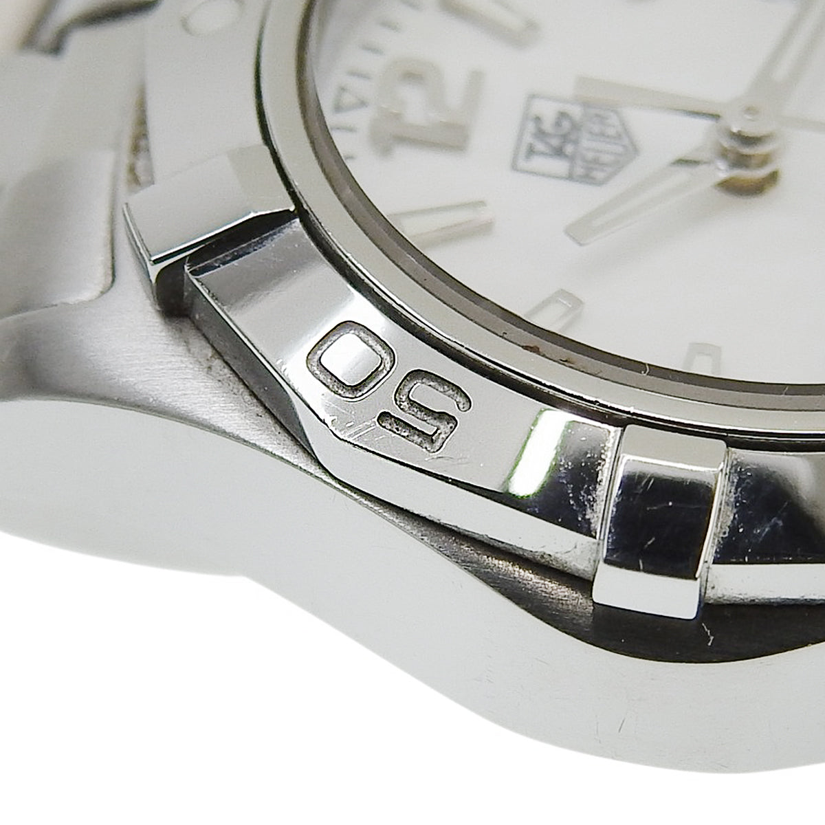 Aquaracer WAF1414.BA SS Mother-of-Pearl Dial White Quartz Ladies