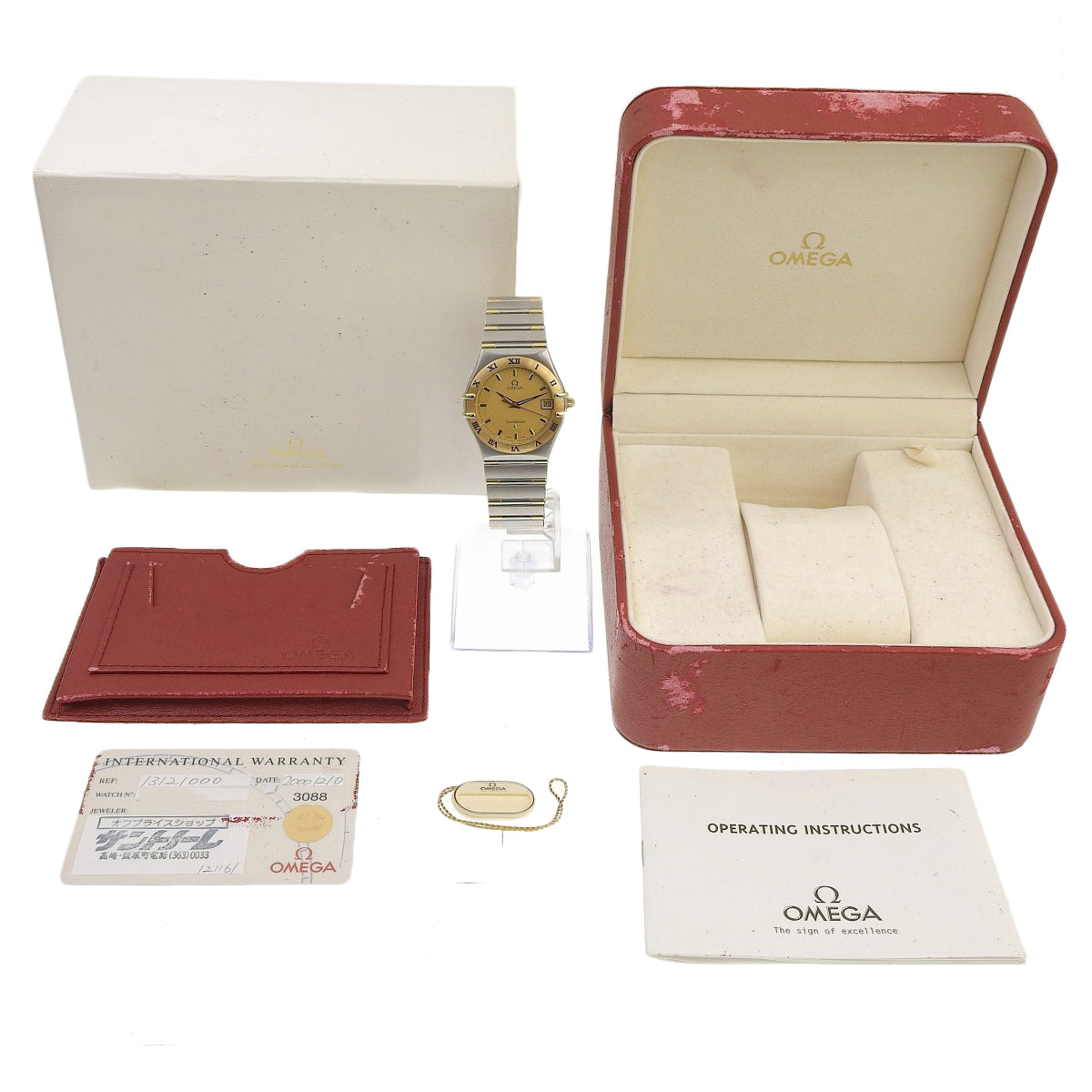 コンステレーション 1312.10.00 YG/SS ゴールド クオーツ ユニセックス