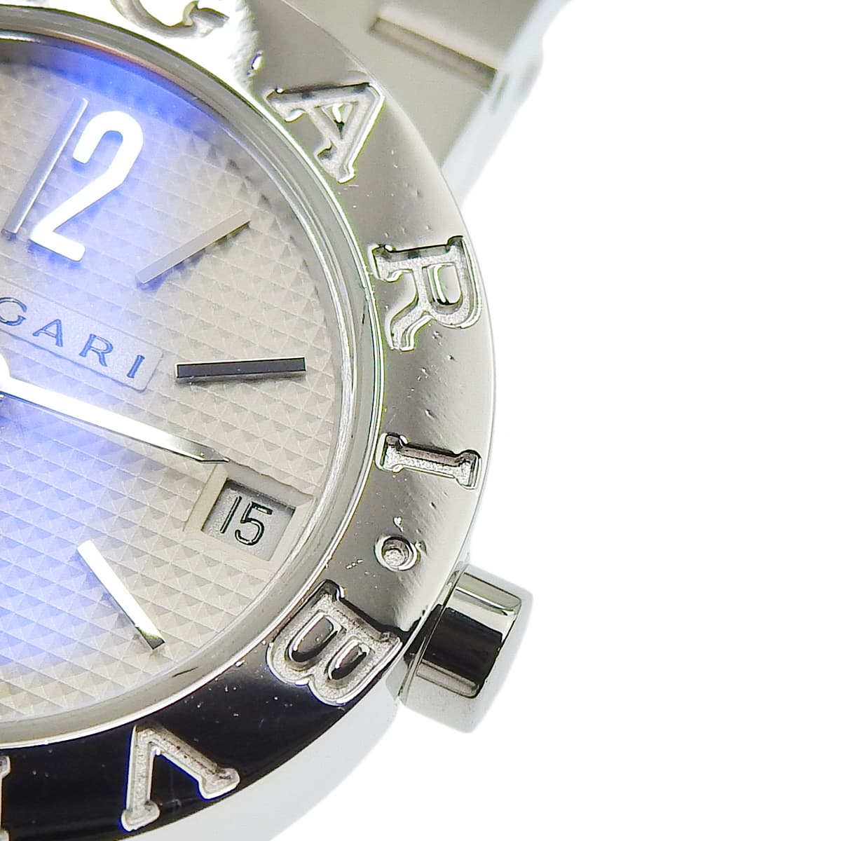 ブルガリブルガリ BB23SS SS オフホワイト クオーツ レディース