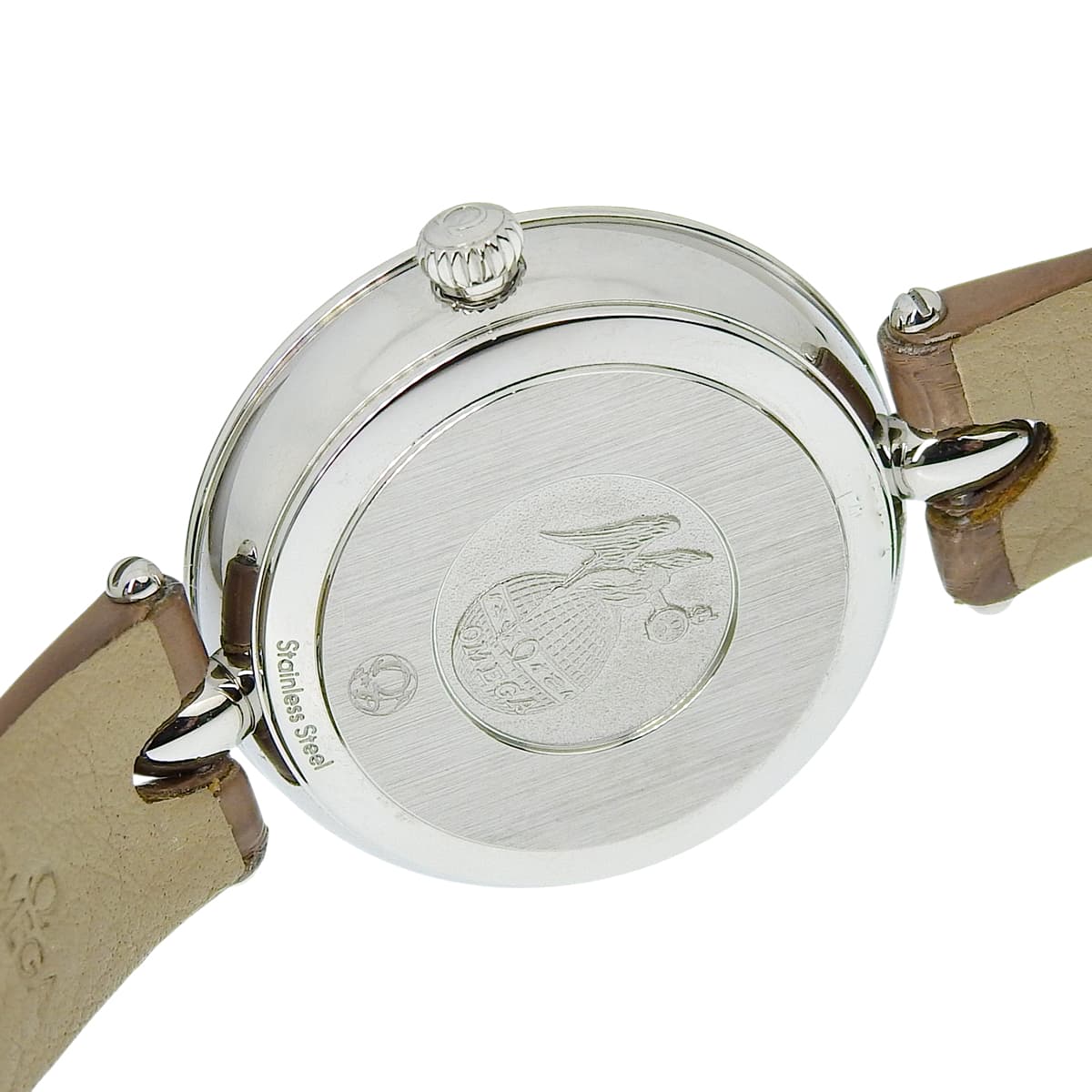 De Ville Prestige Dewdrop 424.18.27.60.52.001 SS Diamond Bezel Diamond Indexes Quartz Ladies