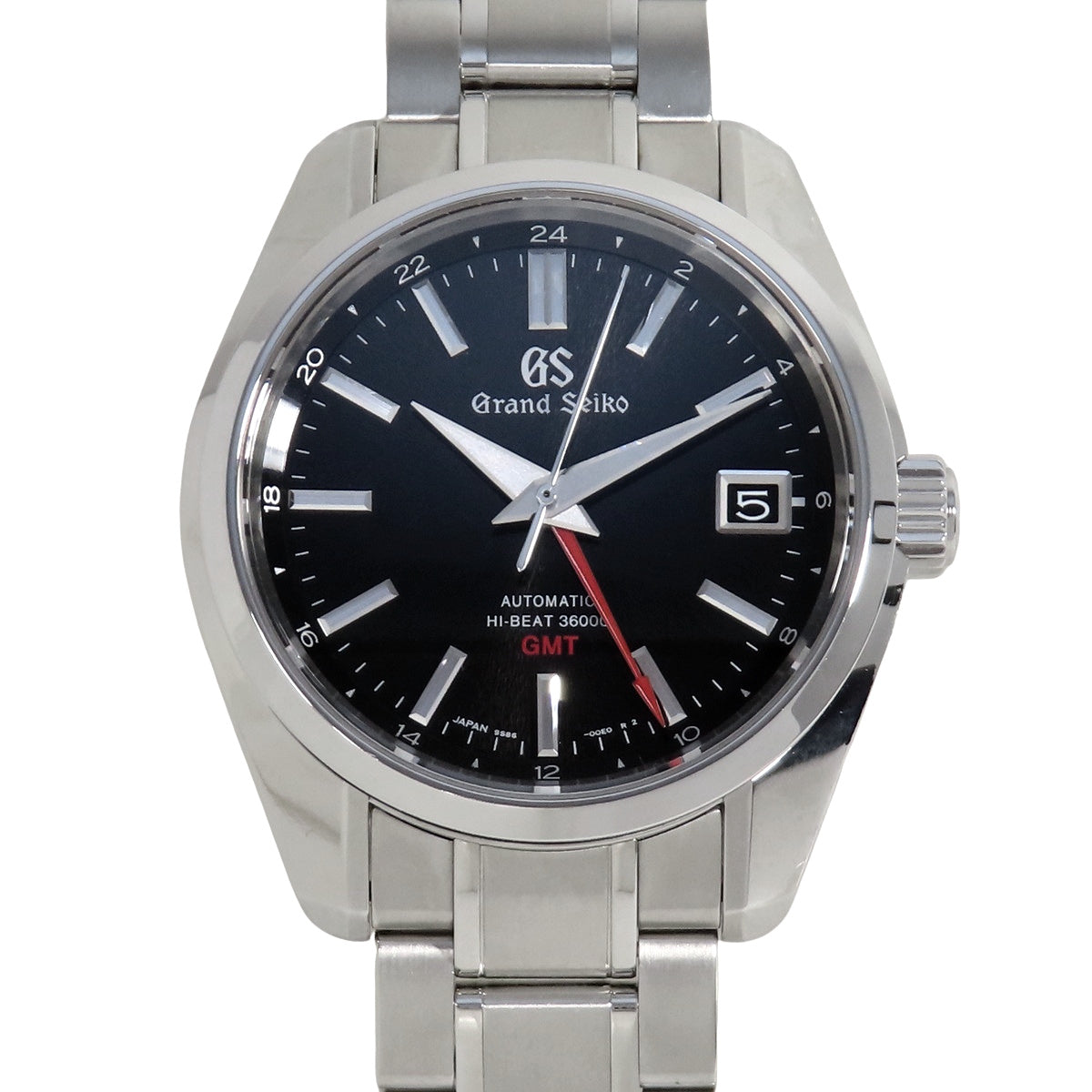 Mechanical Hi-Beat GMT SBGJ003 SS Black Automatic Men's