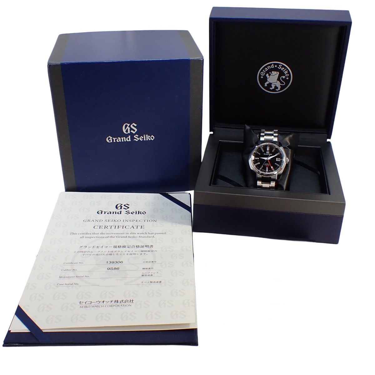 Mechanical Hi-Beat GMT SBGJ003 SS Black Automatic Men's