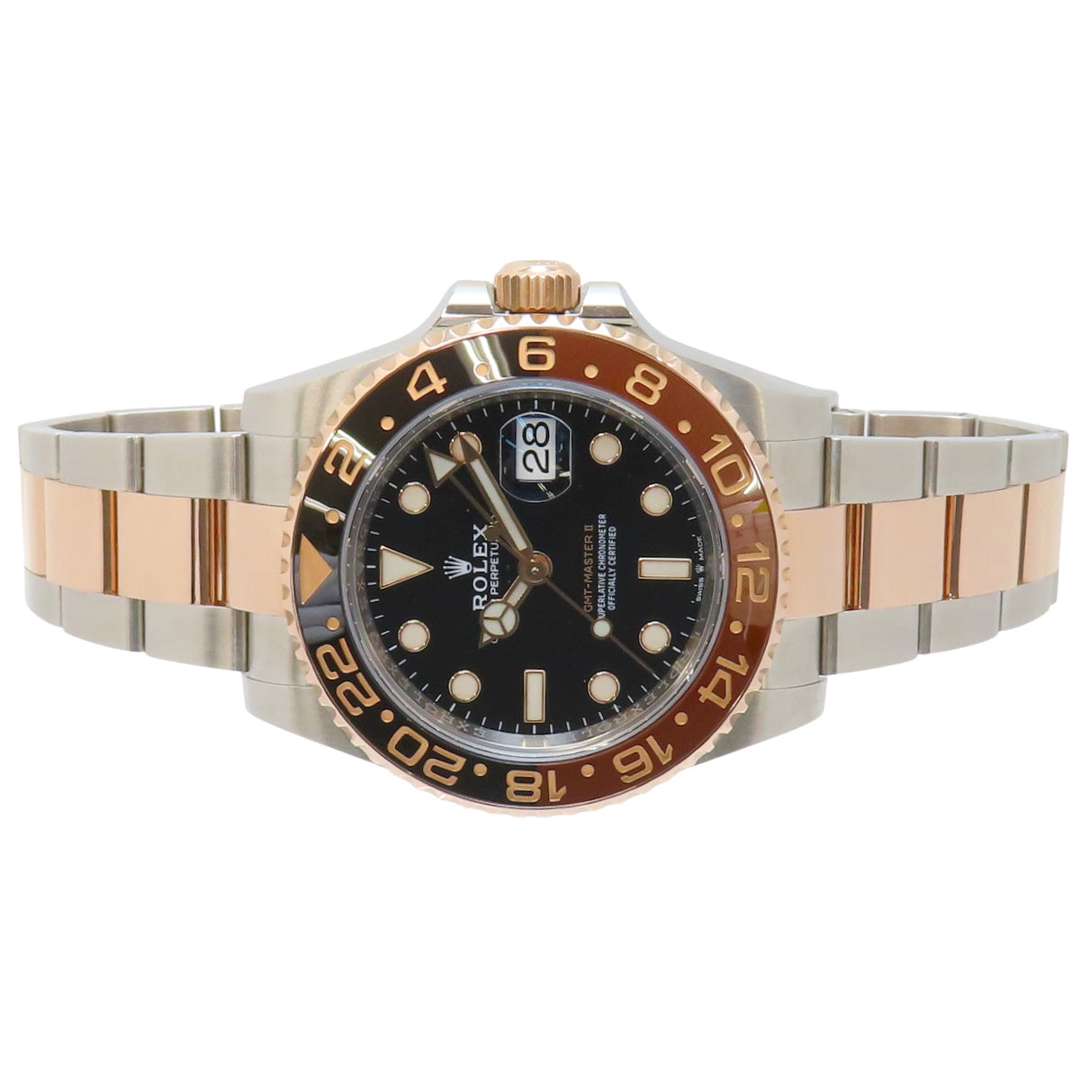 GMTマスター2 126711CHNR PG/SS ランダム番 ブラック 自動巻き メンズ