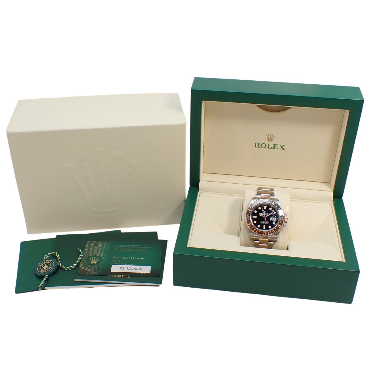 GMTマスター2 126711CHNR PG/SS ランダム番 ブラック 自動巻き メンズ