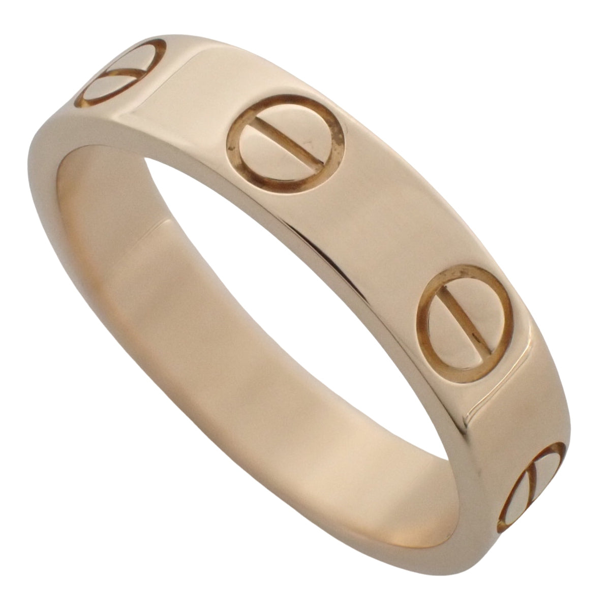 LOVE ring, small model, pink gold, 18KPG, 45, 2.8g