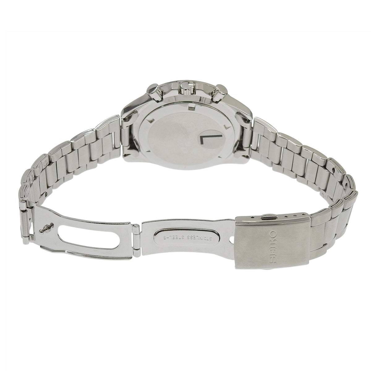 287系 パンダくろしお5周年記念ウォッチ 8T63-01K0 SS ホワイト クオーツ メンズ