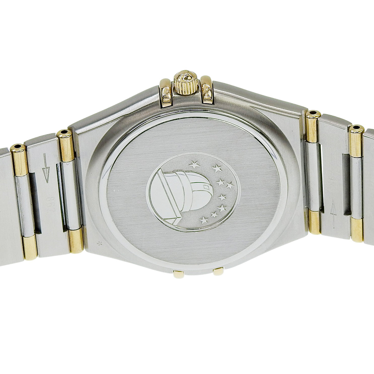 Constellation 1212.30.00 YG/SS Ivory Quartz Men's