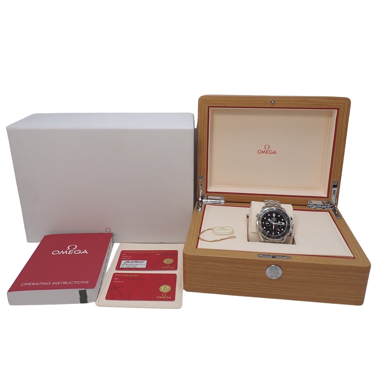 Seamaster Diver 300M 212.30.44.52.01.001 SS Black Automatic Men's