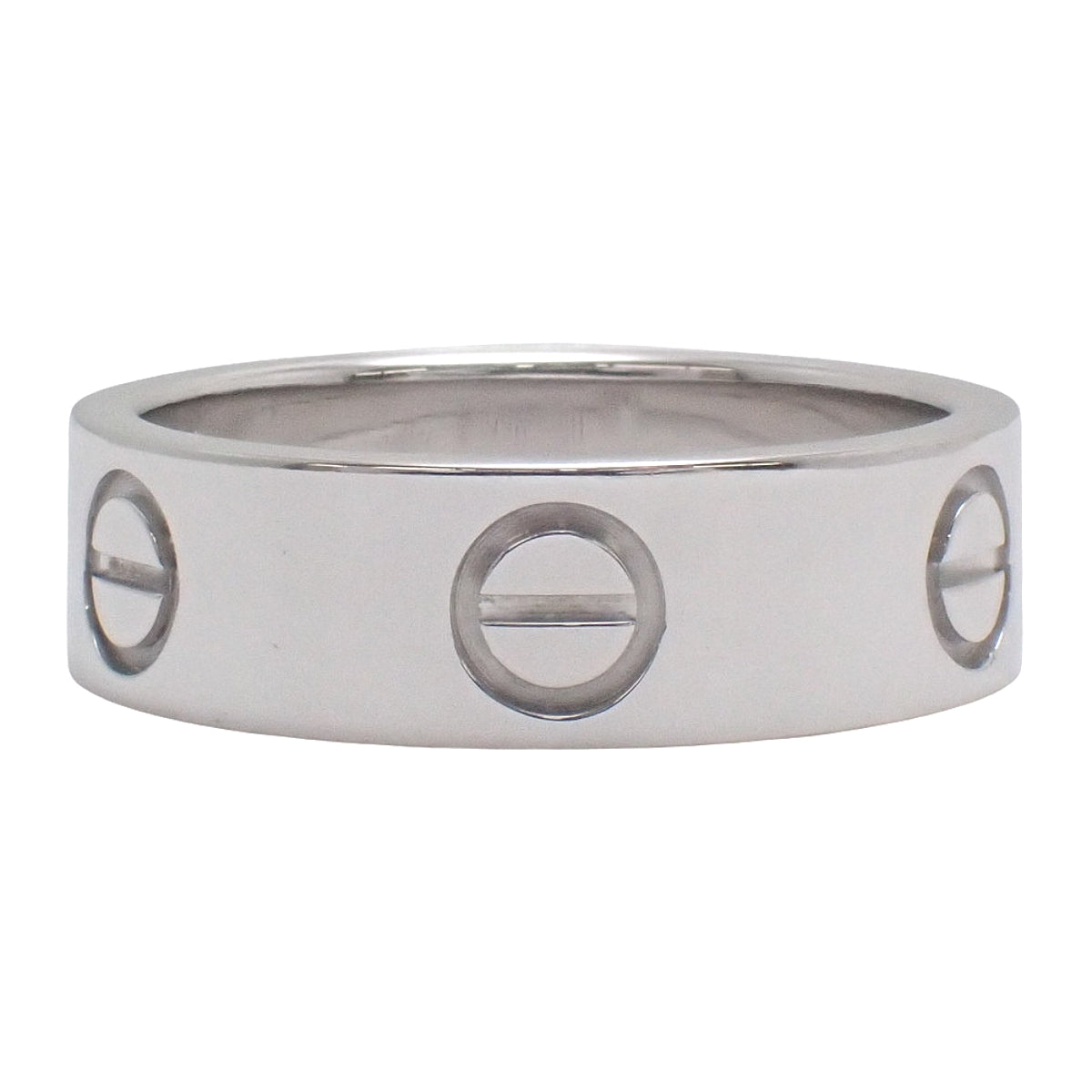 LOVE ring Classic model White gold K18WG 51 6.8g