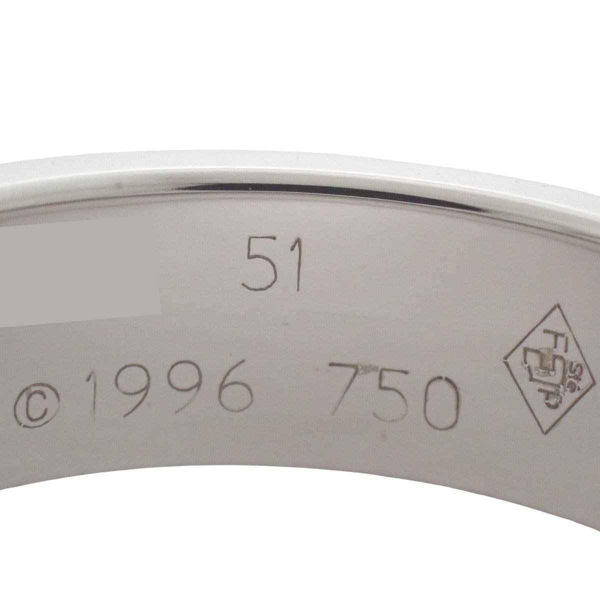 LOVE ring Classic model White gold K18WG 51 6.8g