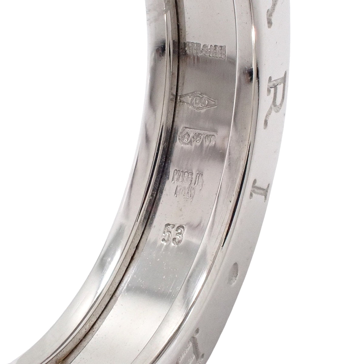 ビー・ゼロワン リング ホワイトゴールド K18WG 53 7.2g