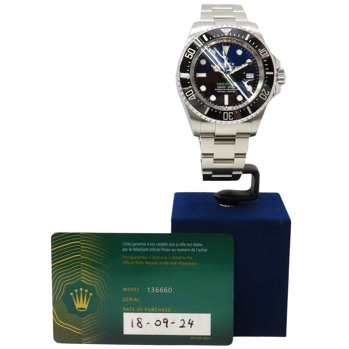 Sea-Dweller Deepsea 136660 Stainless Steel Random Number D Blue Automatic Men's