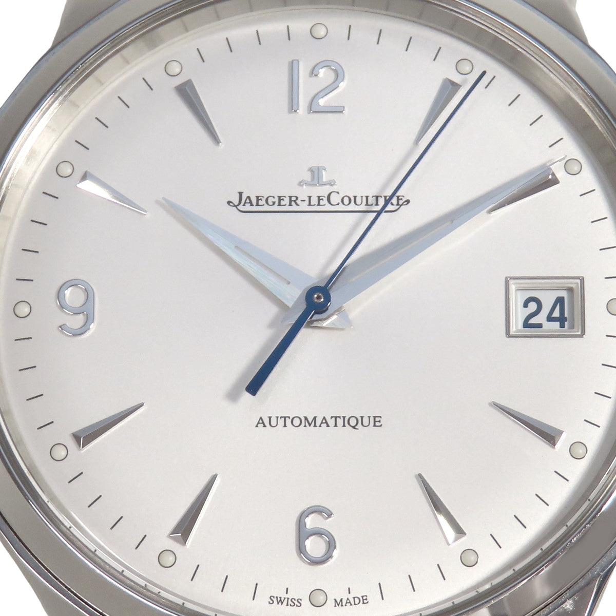 Master Control Date Q4018420 SS/Leather Silver Automatic
