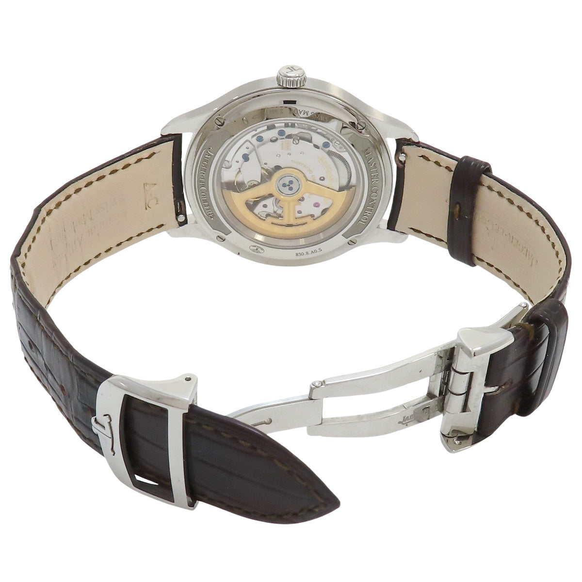 Master Control Date Q4018420 SS/Leather Silver Automatic