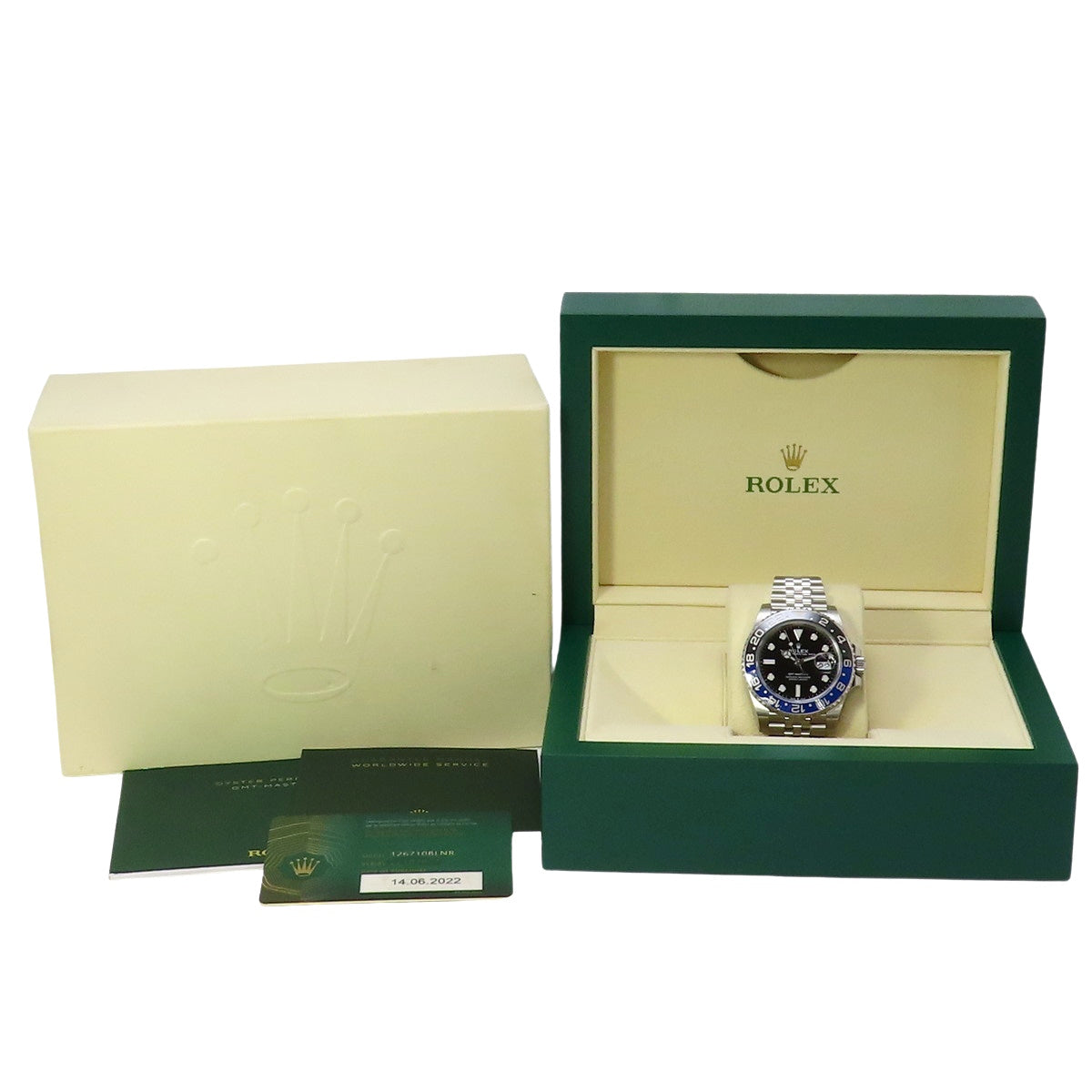 GMTマスターⅡ 126710BLNR SS ランダム番 ブラック 自動巻き メンズ