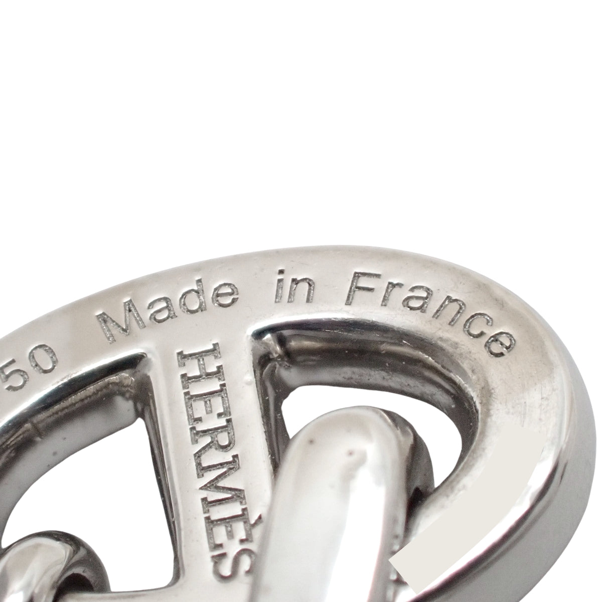 Chaine d'Ancre Enchainee Necklace Diamond D0.18 White Gold K18WG 4.6g