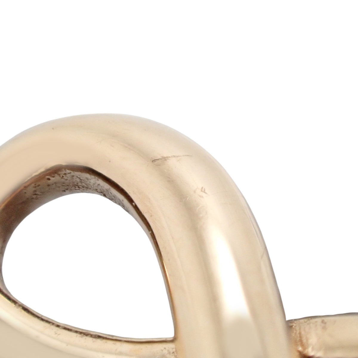 Infinity Earrings Pink Gold K18PG 1.6g