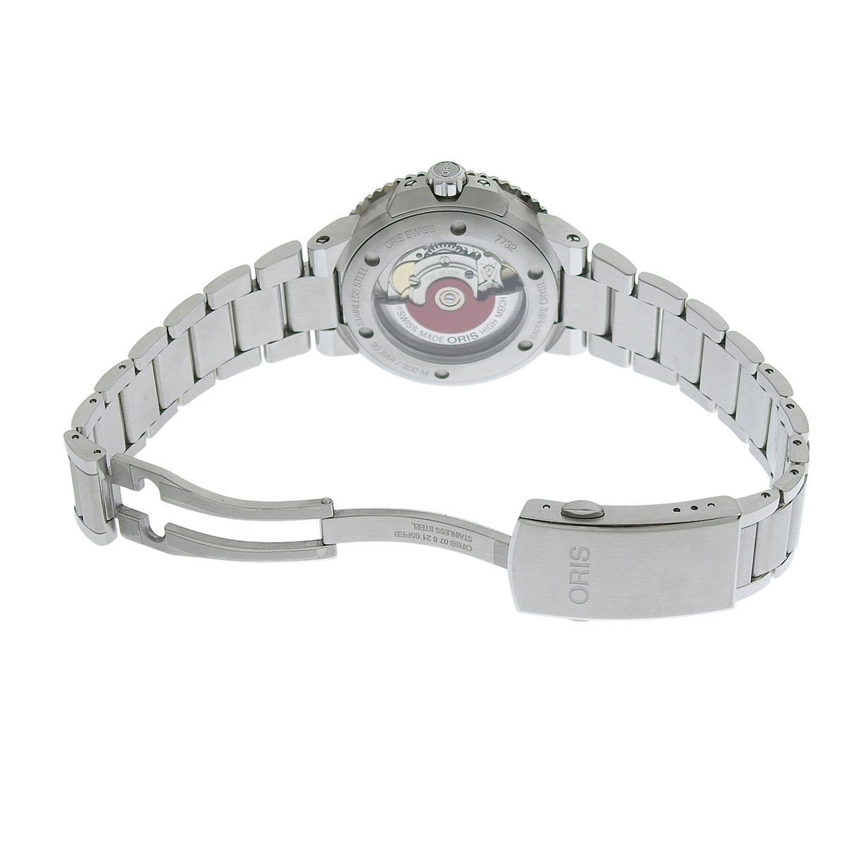 Aquis Date 01.733.7732.4155 SS Blue Automatic Men's