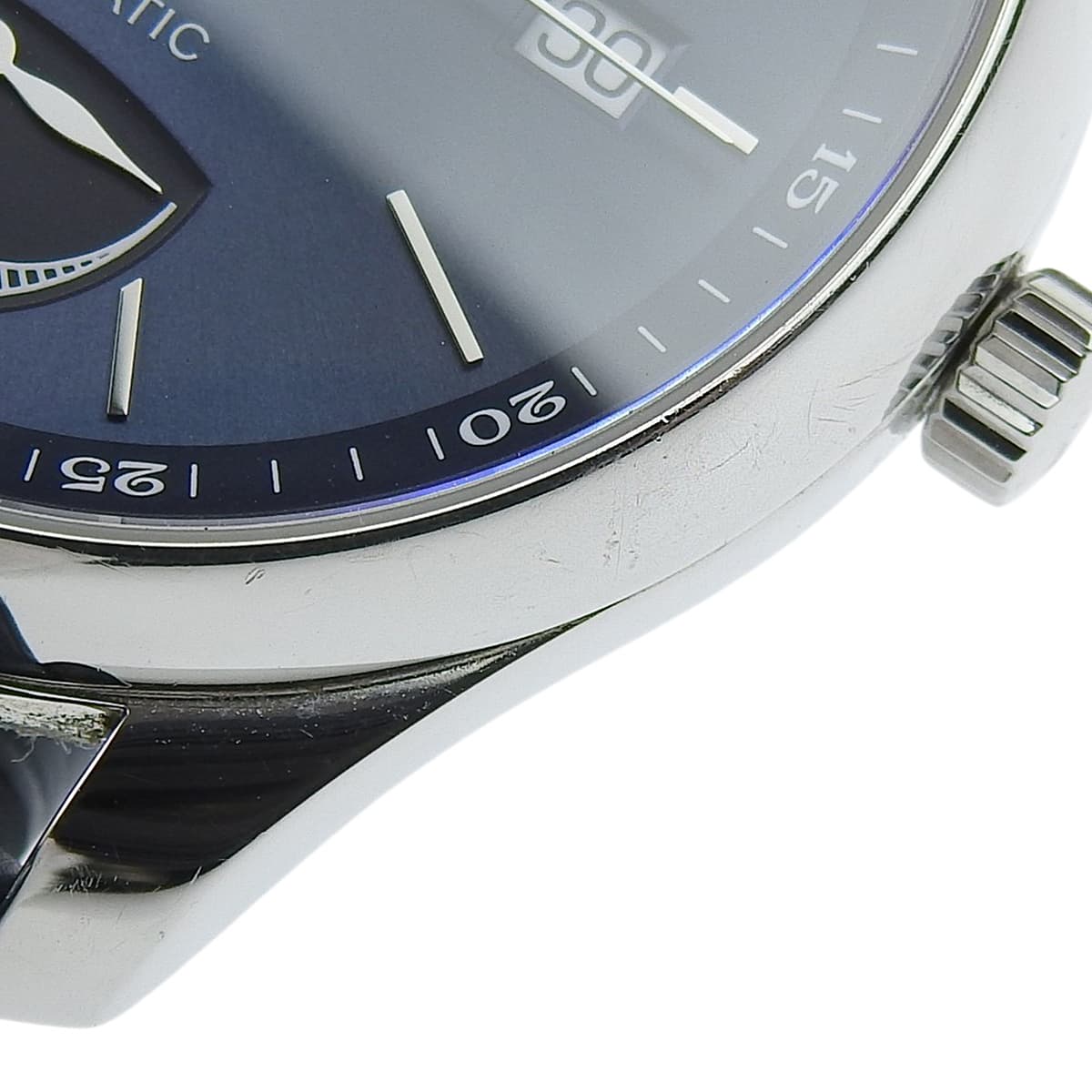 Master Collection L2.908.4.92.0 SS/Leather Blue Automatic Men's