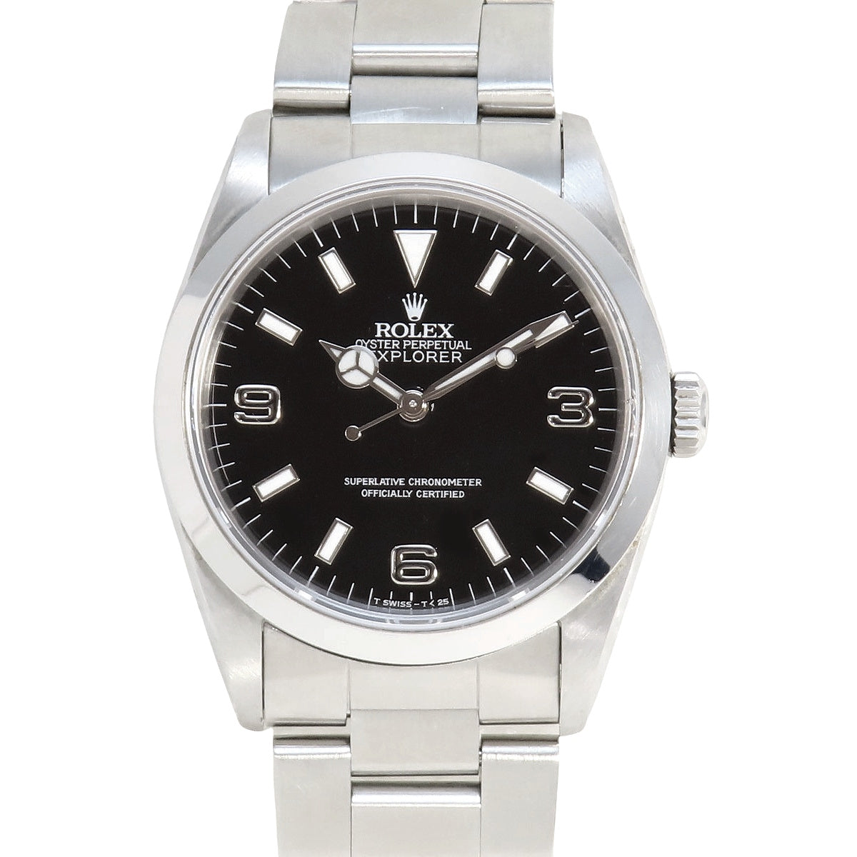 エクスプローラー1 ブラックアウト 14270 SS E番 ブラック 自動巻き メンズ