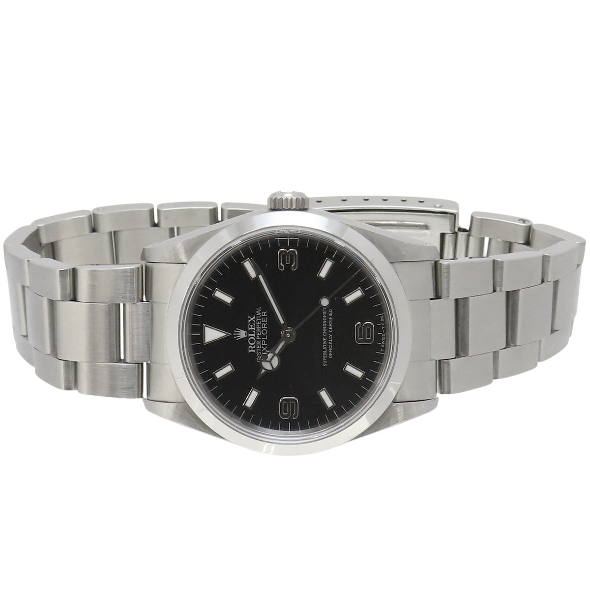 エクスプローラー1 ブラックアウト 14270 SS E番 ブラック 自動巻き メンズ