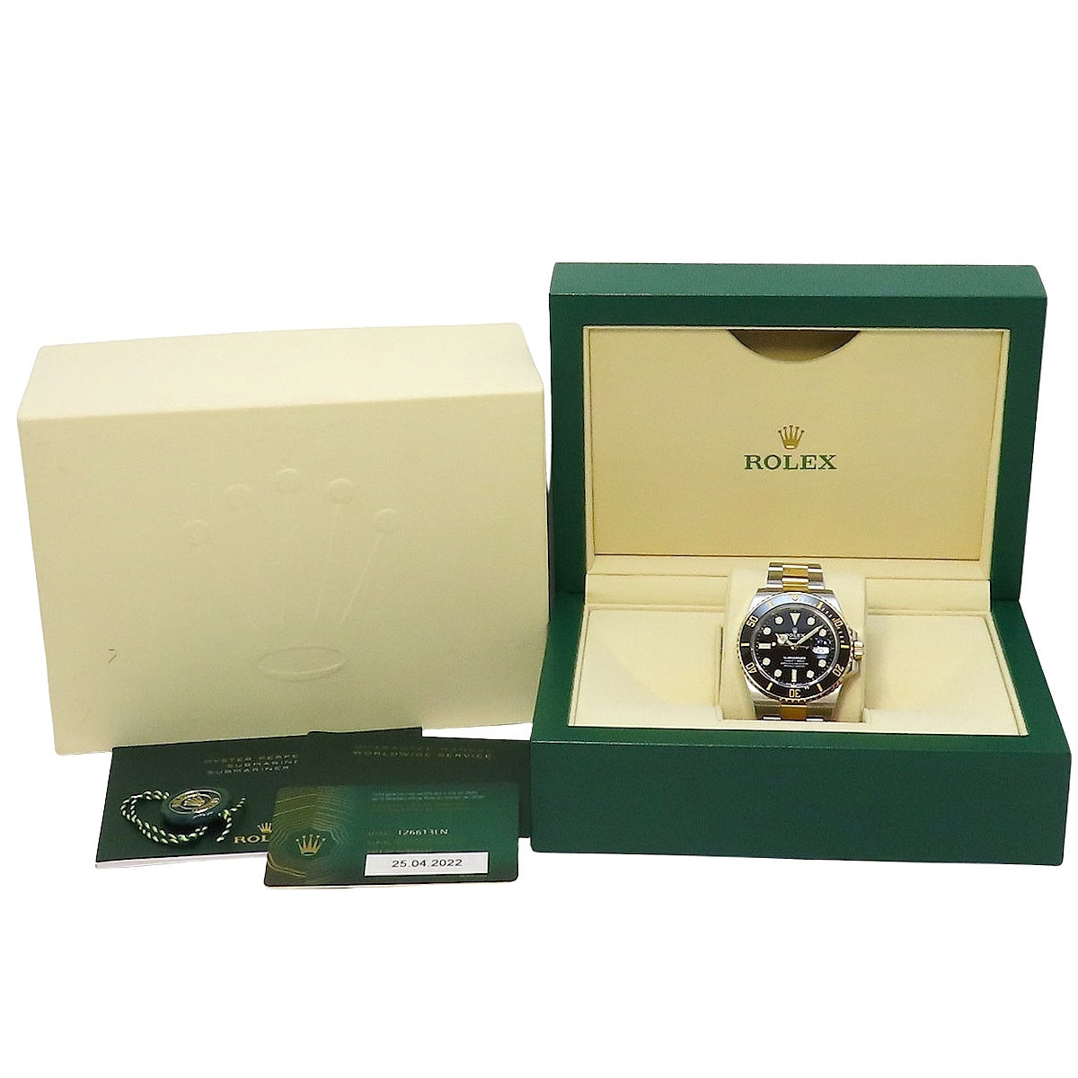 サブマリーナ デイト 126613LN YG/SS ランダム番 ブラック 自動巻き メンズ