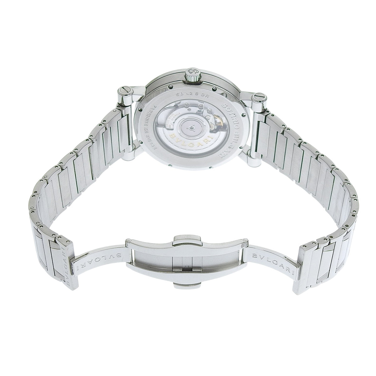 Sotirio Retrograde SB42SDR SS Silver Automatic Men's