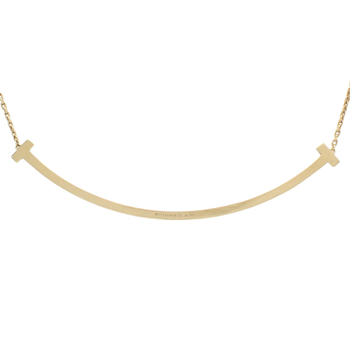 Tスマイル ペンダント エクストララージ イエローゴールド K18YG 12.3g