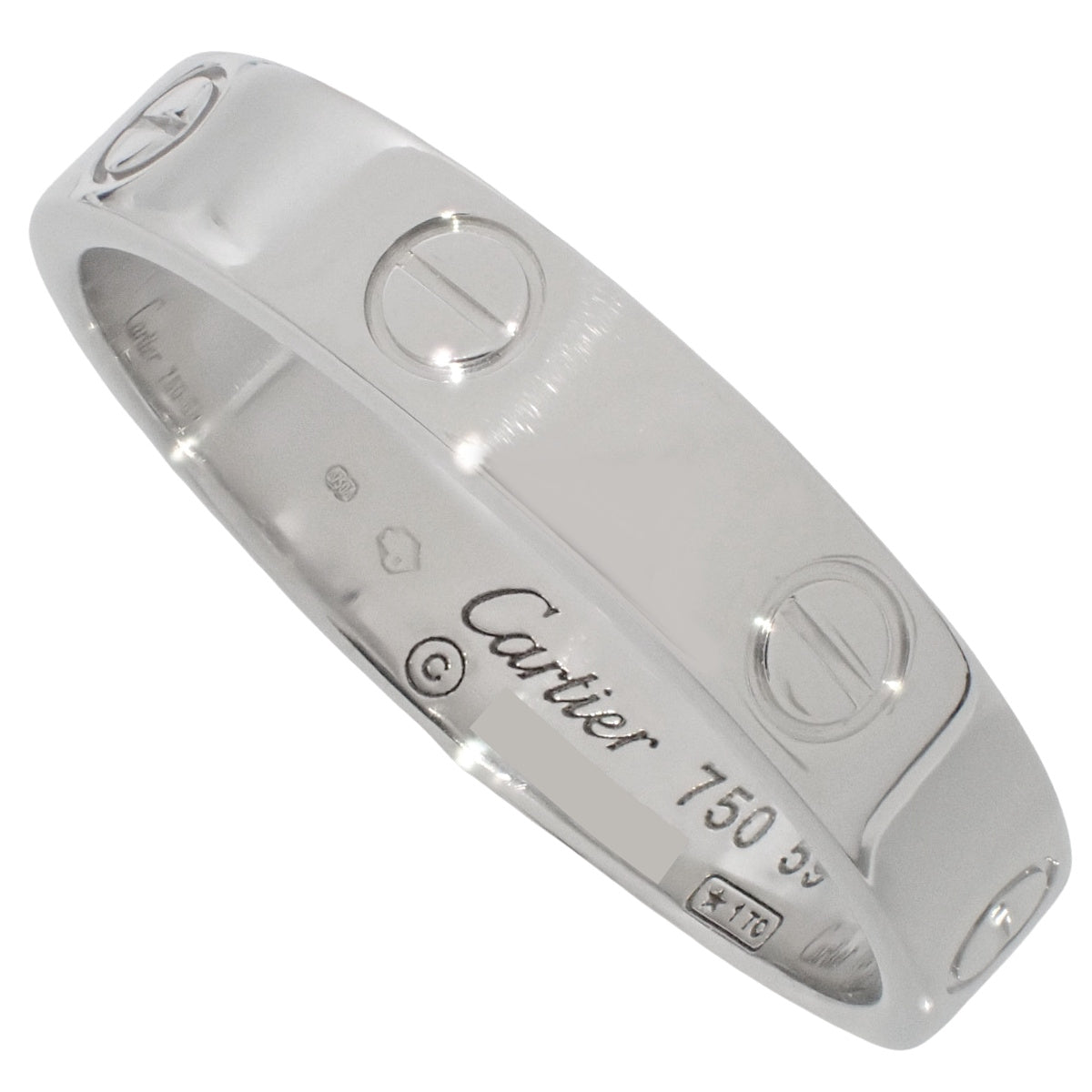 LOVE ring, small model, white gold, 18K, 59, 4.8g