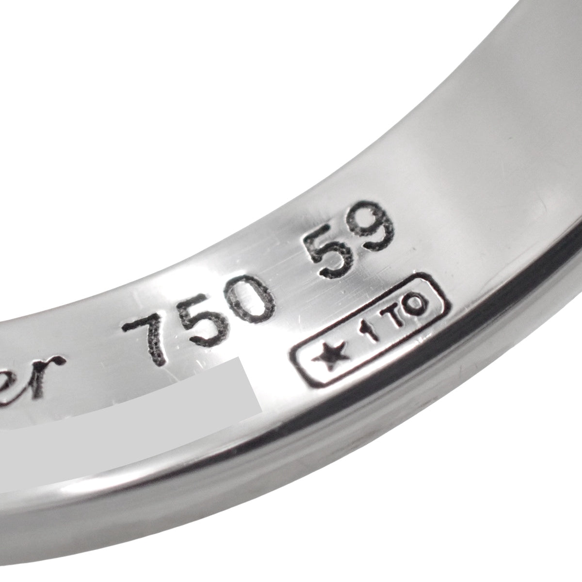 LOVE ring, small model, white gold, 18K, 59, 4.8g