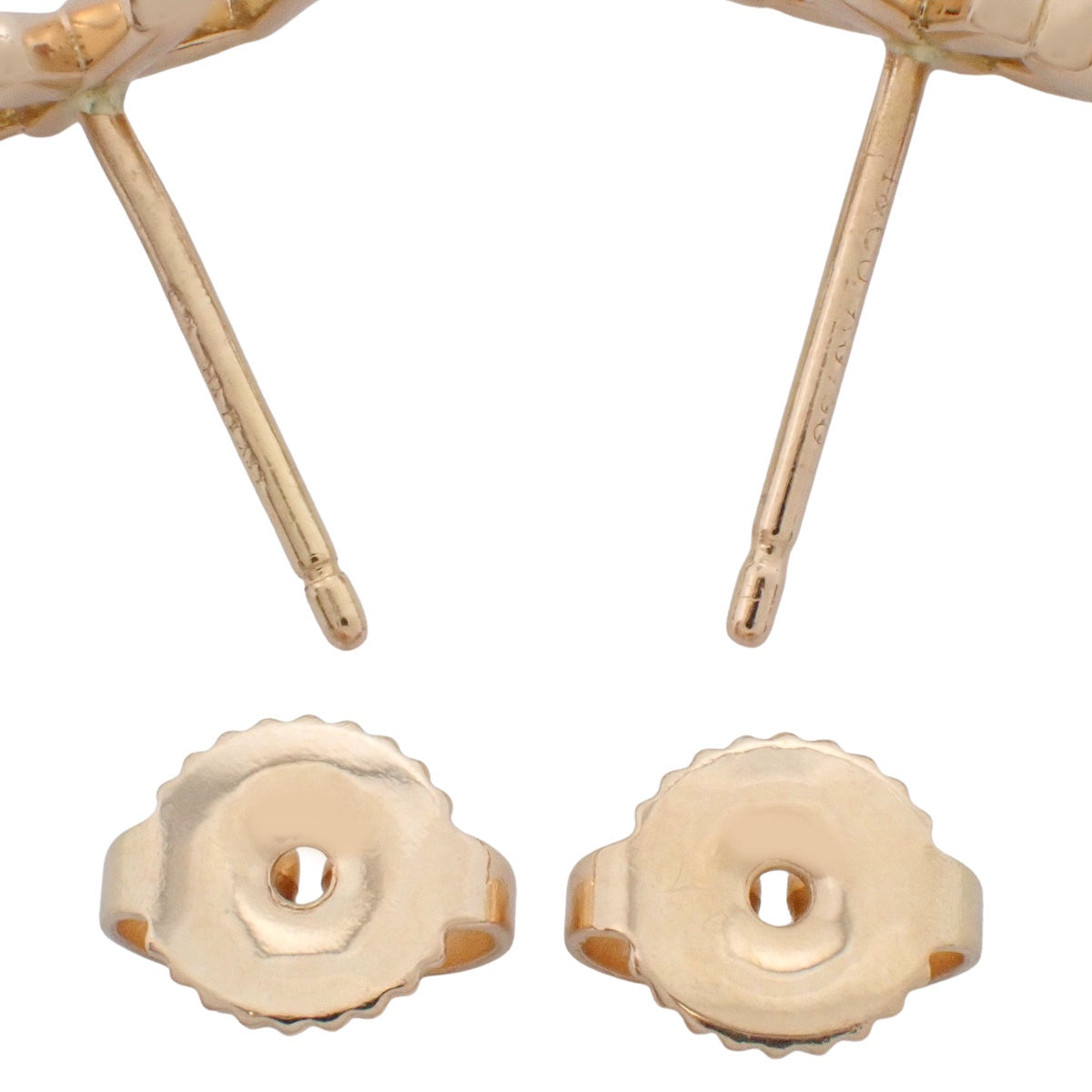 Kiss Earrings Pink Gold K18PG 3.1g