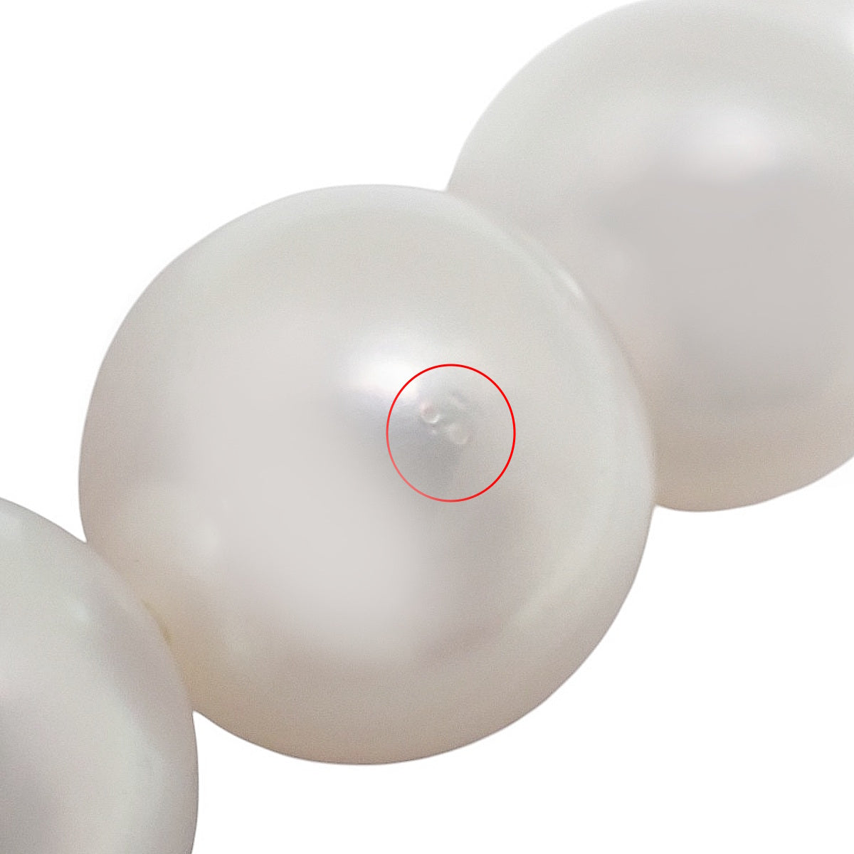 パール ネックレス パール ホワイトゴールド K18WG 47.2g