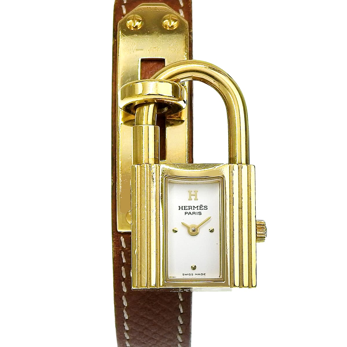 Kelly Watch KE1.201 GP/Leather White Quartz Ladies