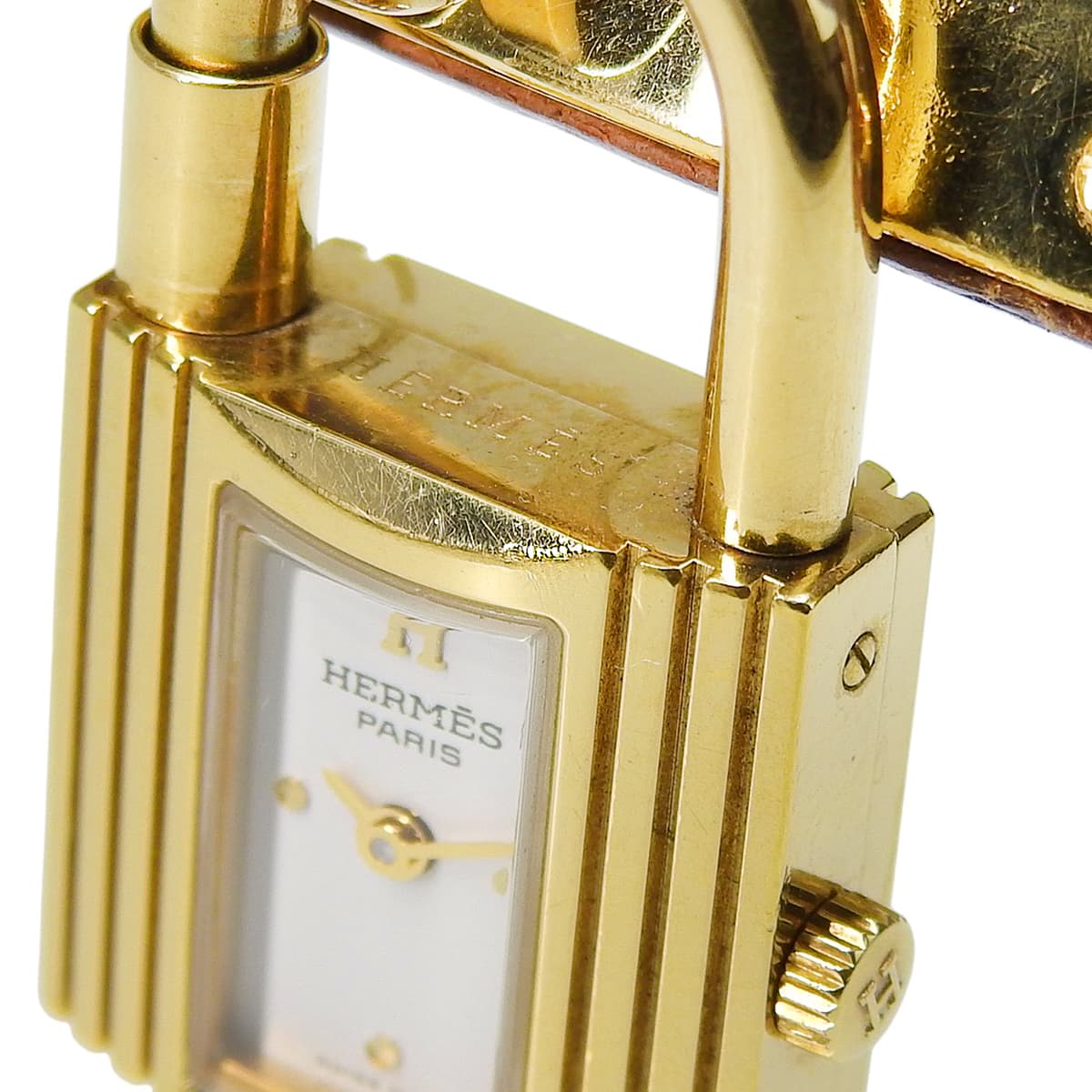 Kelly Watch KE1.201 GP/Leather White Quartz Ladies