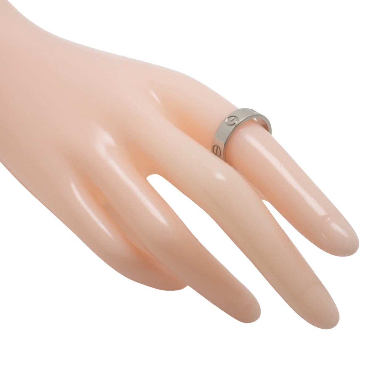 LOVE戒指 经典款 白18K金 55号 7.5g