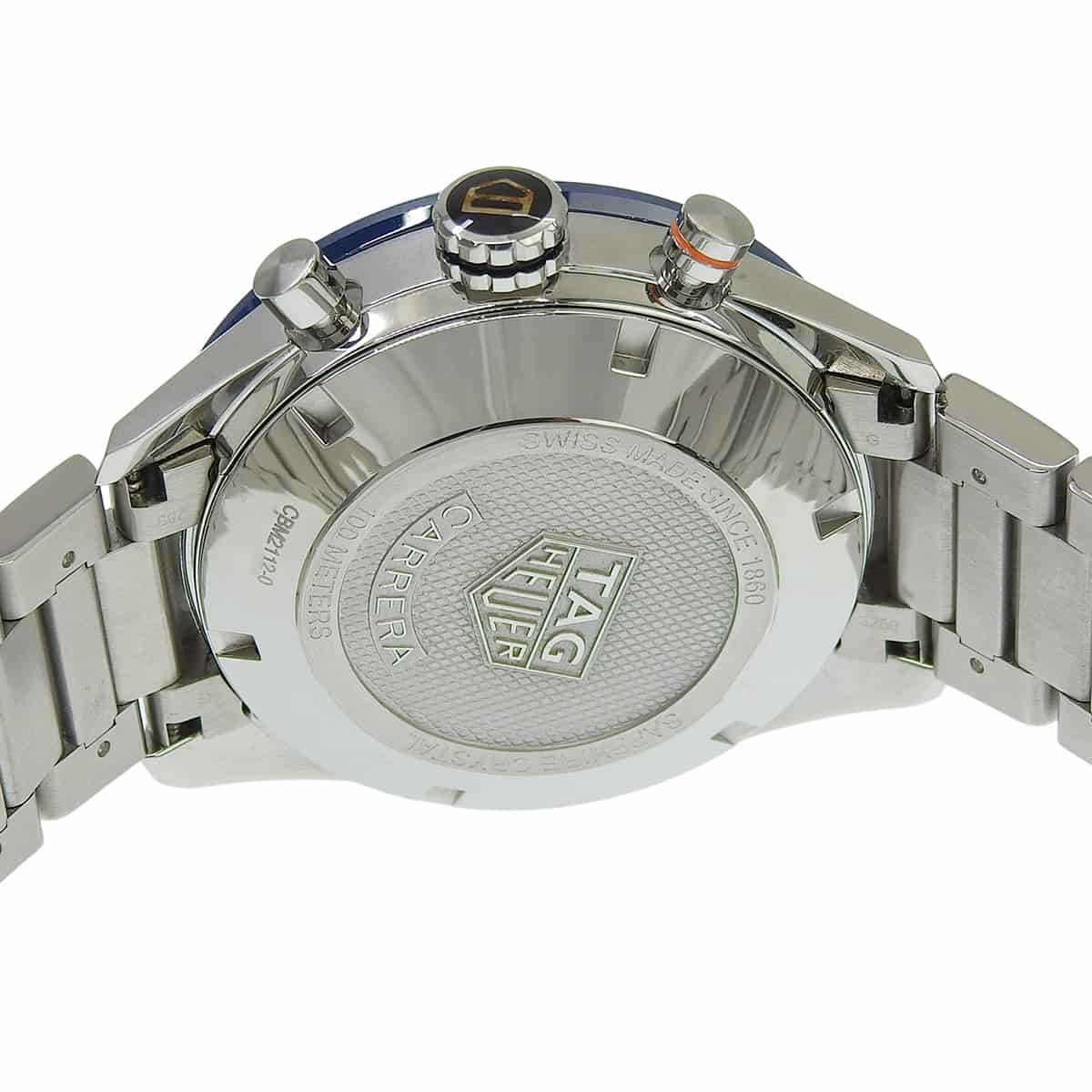 カレラ クロノグラフ CBM2112.BA0651 SS ブルー 自動巻き メンズ