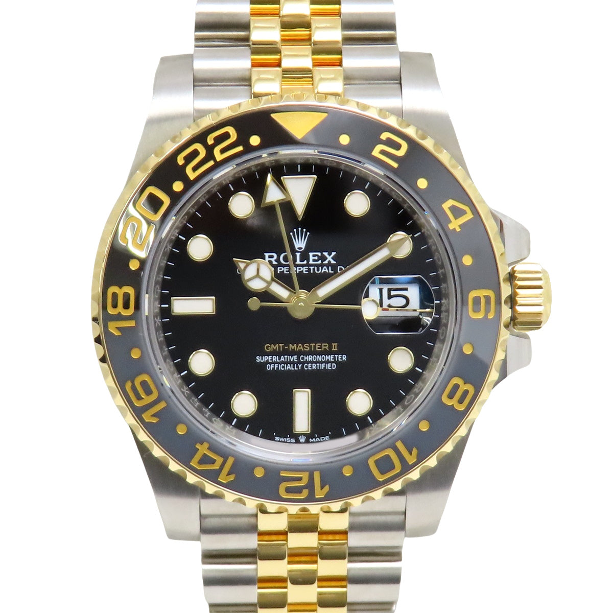 GMT-マスター2 126713GRNR YG/SS ランダム番 ブラック 自動巻き メンズ