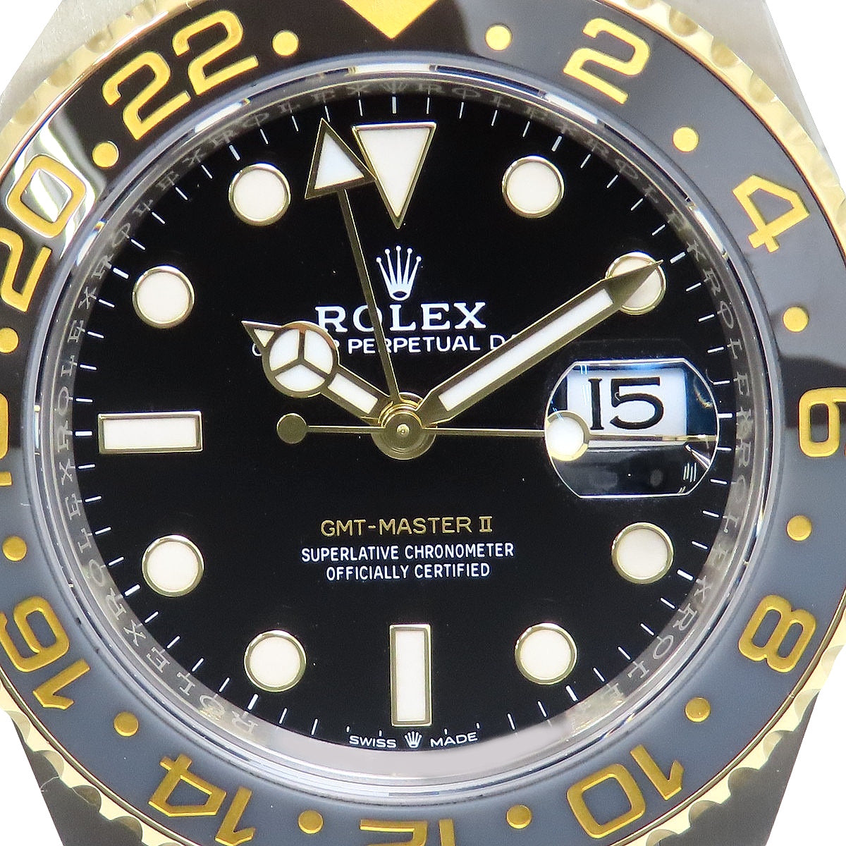 GMT-マスター2 126713GRNR YG/SS ランダム番 ブラック 自動巻き メンズ