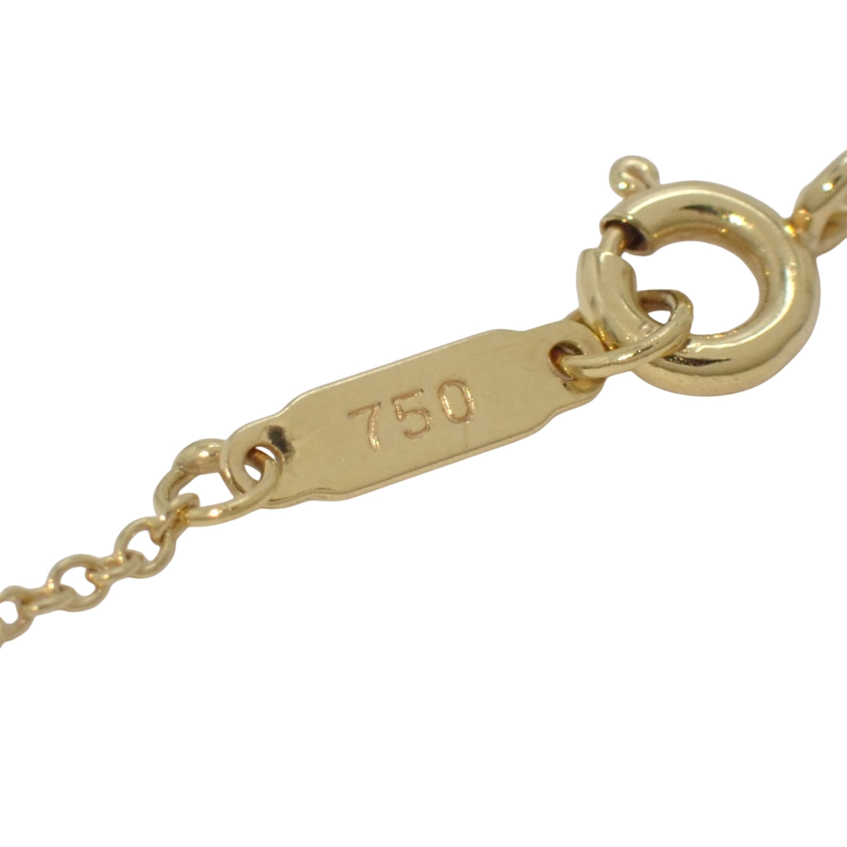 スモールクロス ネックレス ダイヤモンド イエローゴールド K18YG 2.8g