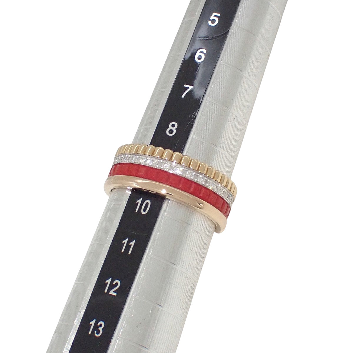 キャトル レッド ダイヤモンド リング スモール K18YG K18PG K18WG CE T49 5.1g