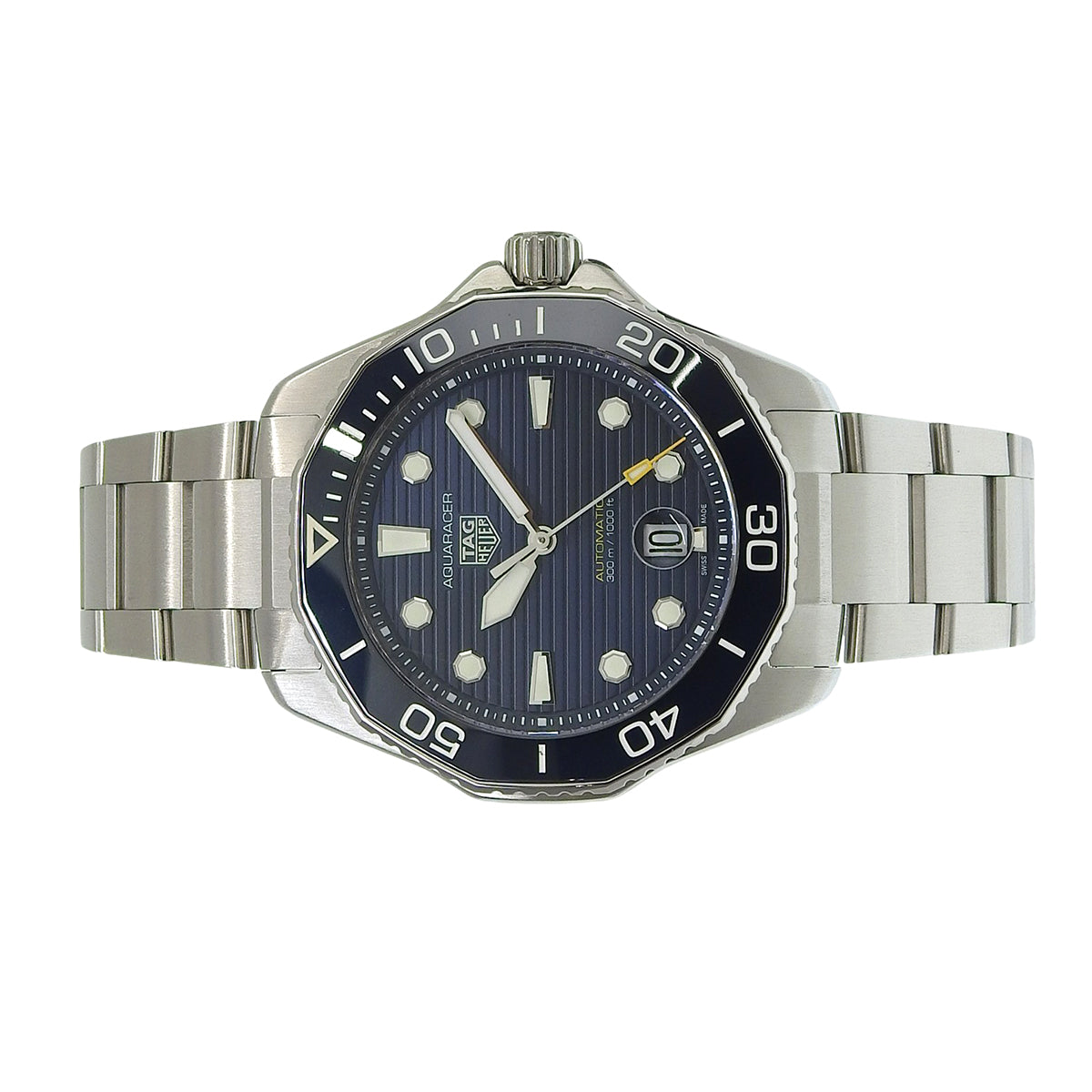 Aquaracer Professional 300 Calibre 5 WBP201B-0 SS Navy Automatic Men's