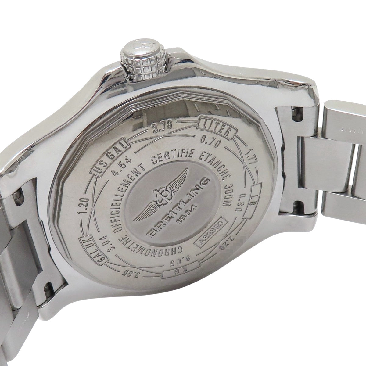 アヴェンジャー2 GMT 日本限定 A32390 SS/革 シェル文字盤 アイスブルー 自動巻き メンズ