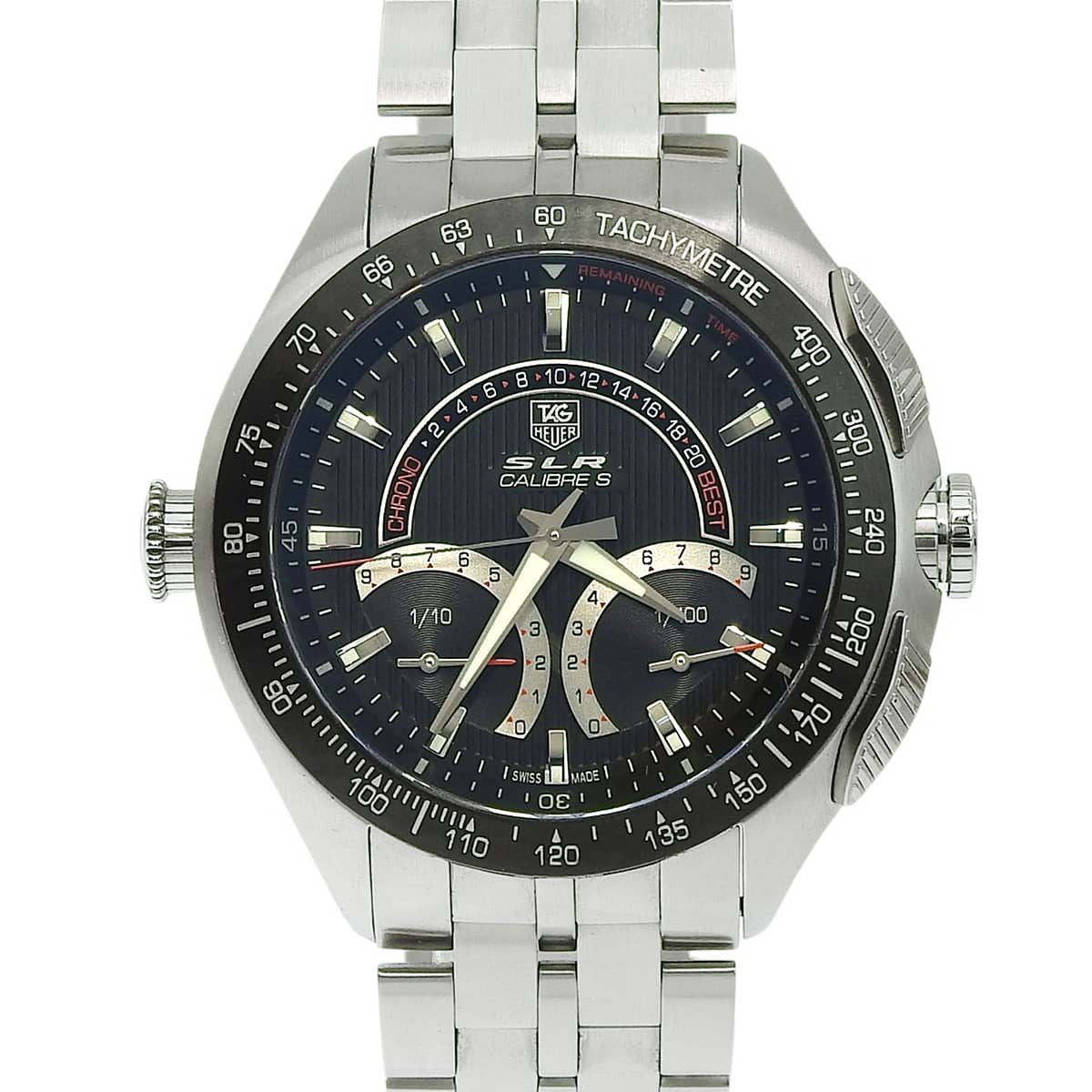 SLR キャリバーS メルセデス・ベンツ CAG7010.BA0254 SS ブラック クオーツ メンズ