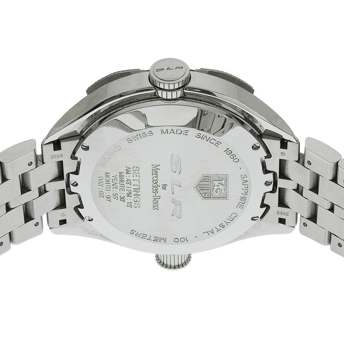 SLR キャリバーS メルセデス・ベンツ CAG7010.BA0254 SS ブラック クオーツ メンズ