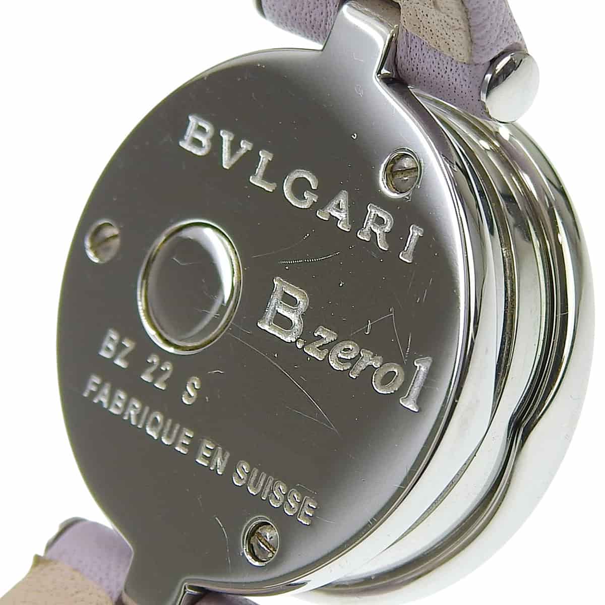 ビーゼロワン BZ22S SS/革 ダイヤモンドインデックス クオーツ レディース