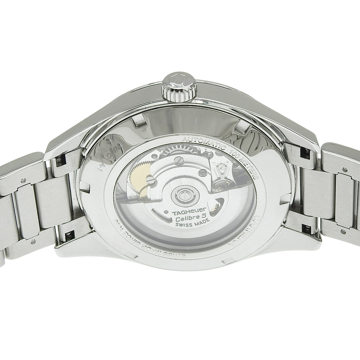 Carrera Calibre 5 WAR211A.BA0782 SS Black Automatic Men's