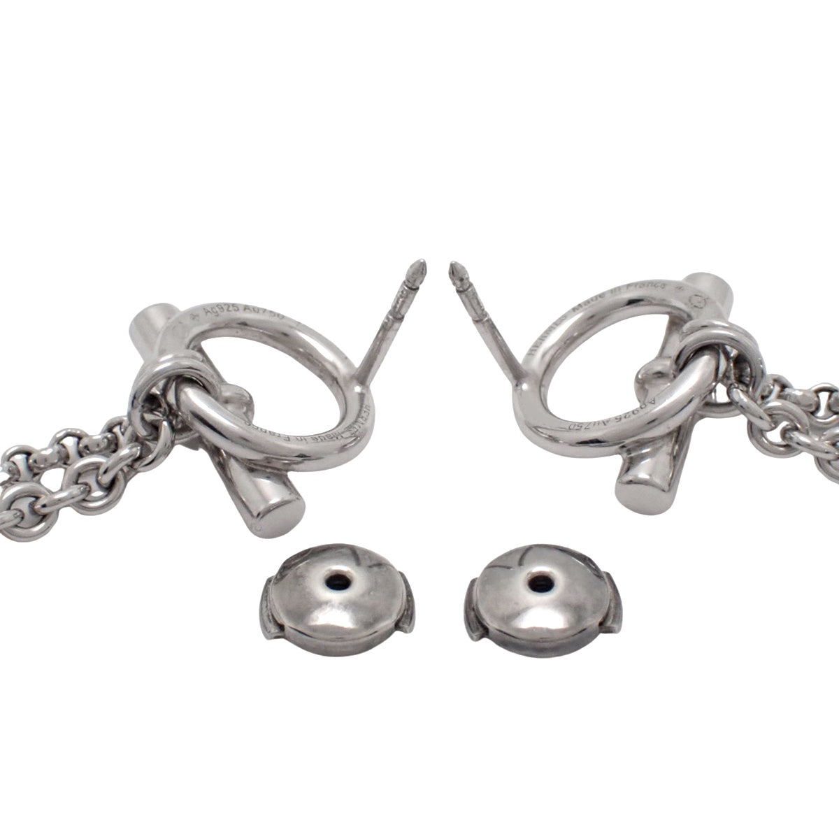Chaine d'Ancre Farandole Earrings SV925 K18PG 14.7g