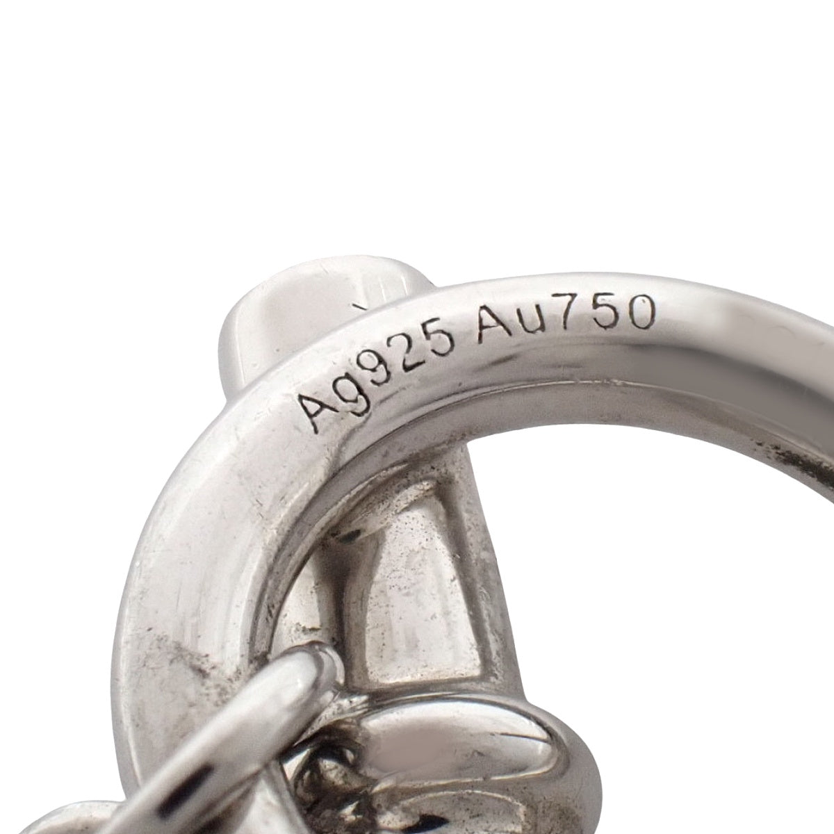 Chaine d'Ancre Farandole Earrings SV925 K18PG 14.7g