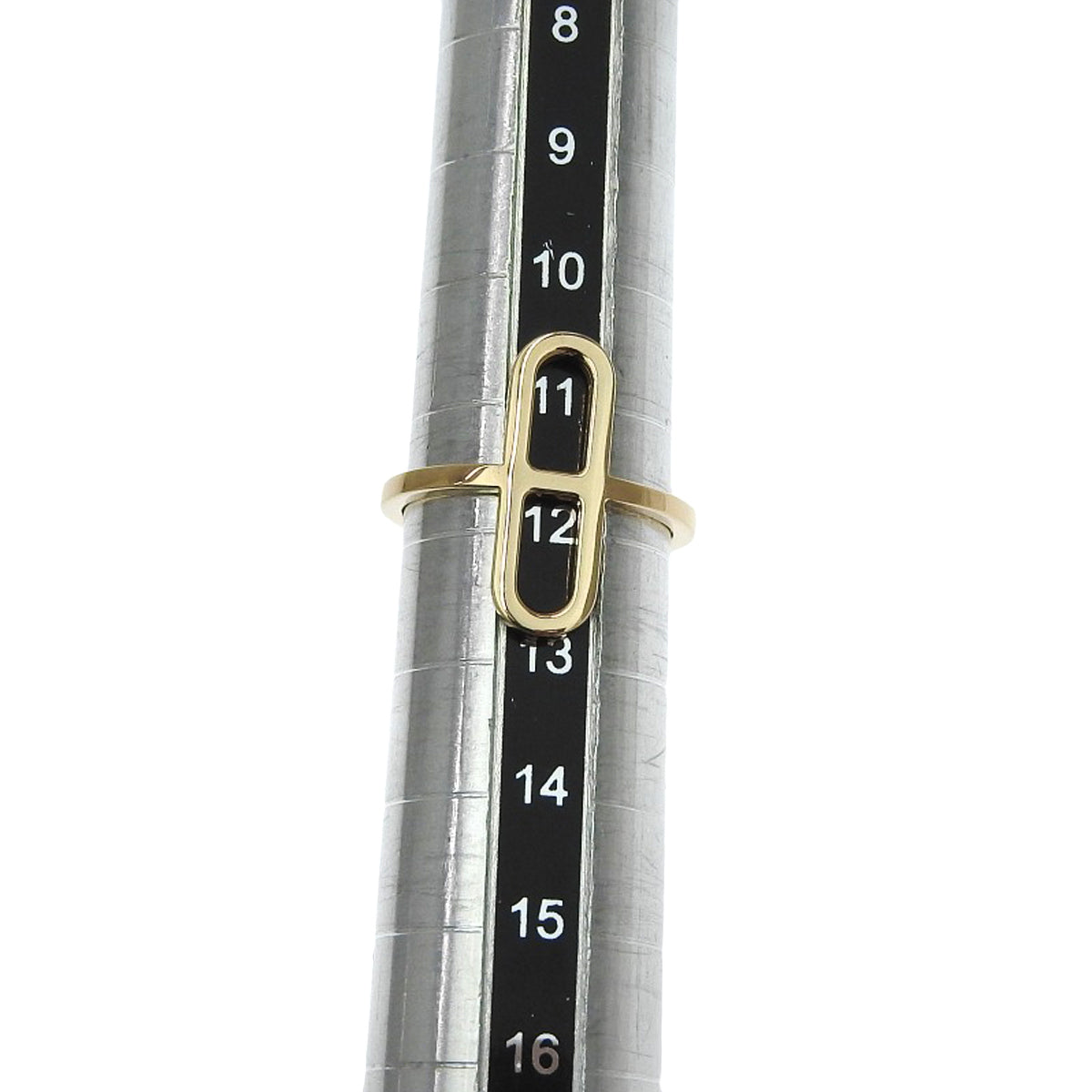 爱马仕 链条之锚PM 戒指 玫瑰金 K18PG 52 3.2g