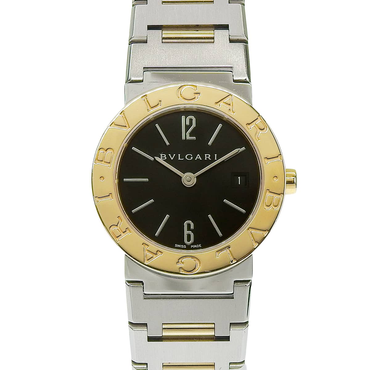 宝格丽BVLGARI BVLGARI腕表 BB26SG YG/SS 黑色 石英 女士